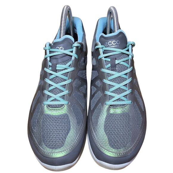 ECCO Women's Biom Fjuel Racer Women’s Size US 8-8.5, EUR 39 Blue Sneakers Shoes - Picture 5 of 8